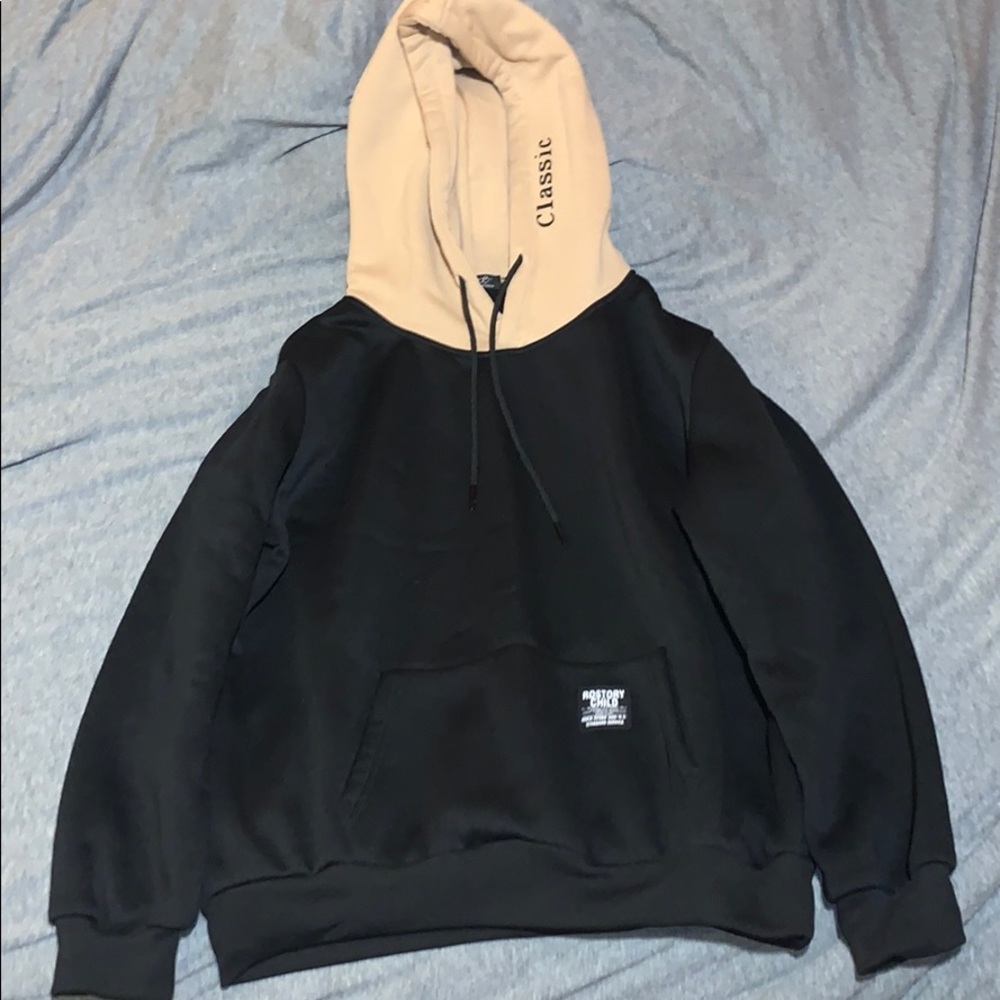 “Rostory Child” Cream and Black Hoodie